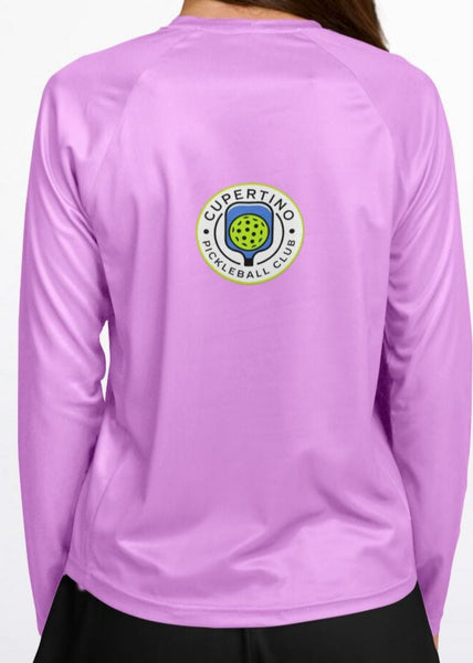 CPC Logo - Women's Pink Long Sleeve Performance Shirt