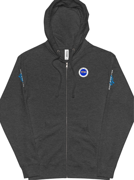 Lone Hill - Unisex fleece zip up hoodie