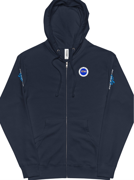 Lone Hill - Unisex fleece zip up hoodie