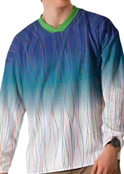 Color Rain - Long Sleeve Jersey Style - NEW!