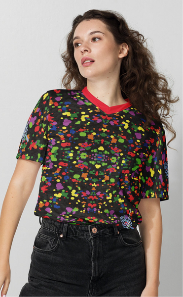 Color Dots Amoeba Sports Shirt/Top