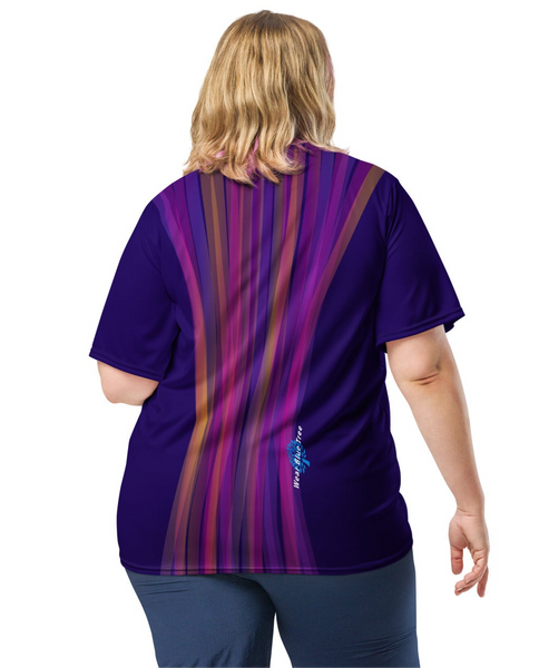 Rainbow Short Sleeve Sport Top - Slim Look - NEW!