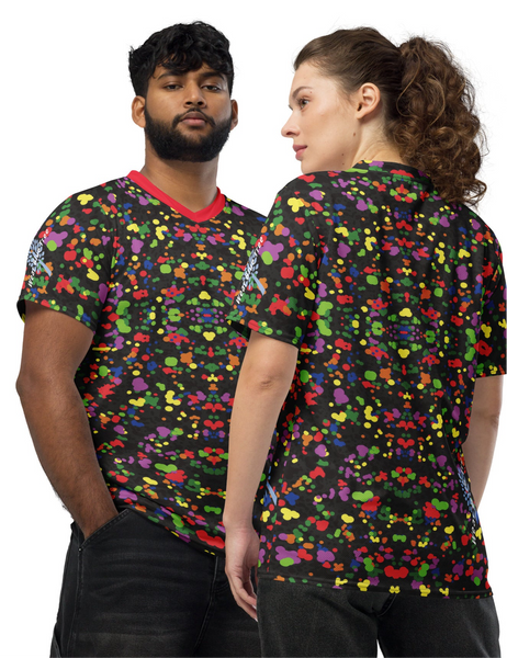 Color Dots Amoeba Sports Shirt/Top