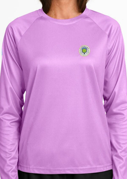 CPC Logo - Women's Pink Long Sleeve Performance Shirt
