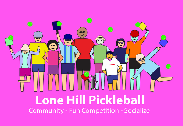 Lone Hill Pickleball - Short Sleeve Pink Shirt/Top - NEW!