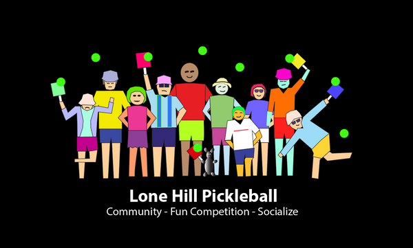 Lone Hill Pickleball - Black - NEW
