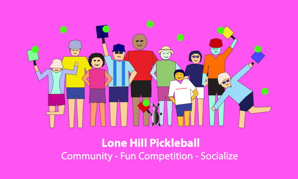 Lone Hill Pickleball - Pink - NEW