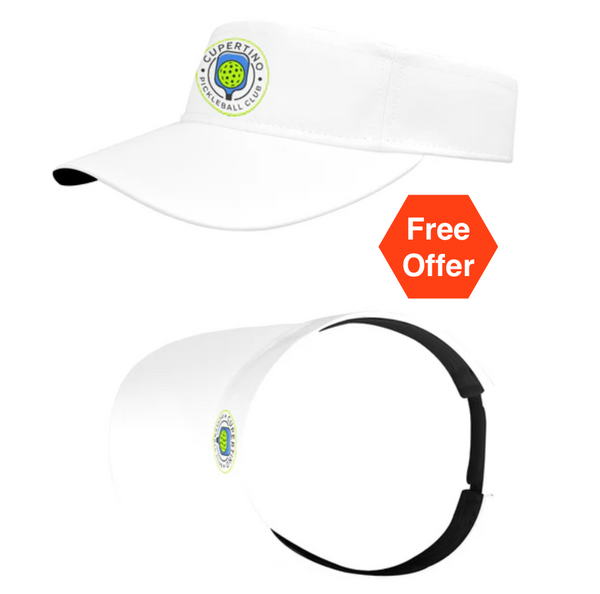 Visor - White CPC Logo