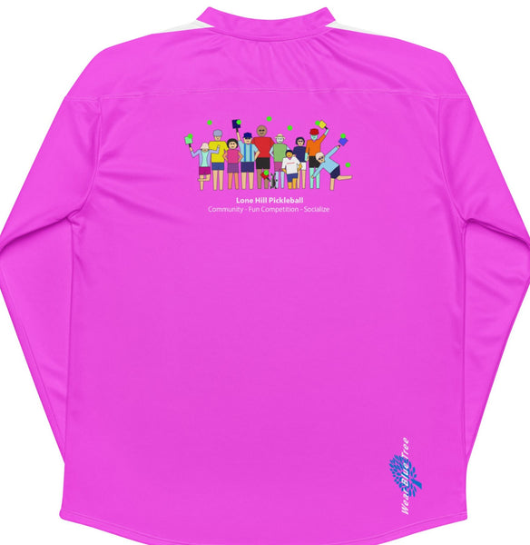 Lone Hill Pink Pickleball Long Sleeve Jersey Style