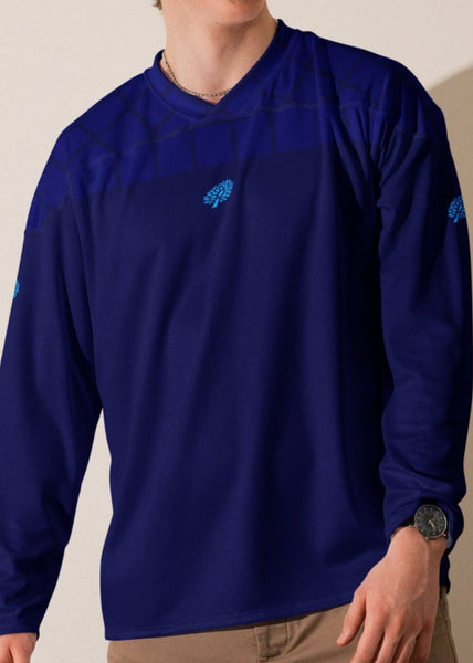 Ninja Blue WBT Long Sleeve Jersey Style - NEW!