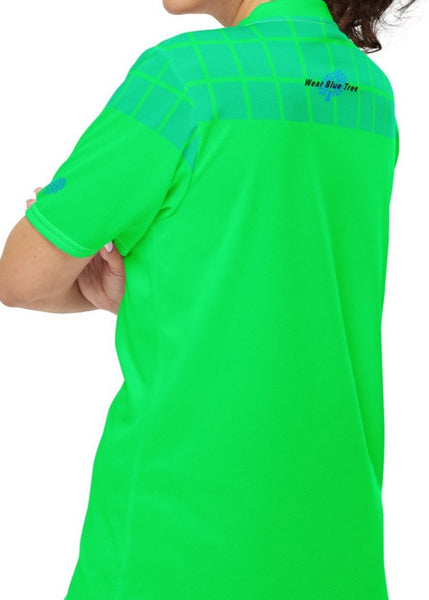 Neon Green WBT Short Sleeve Shirt  Top - NEW!