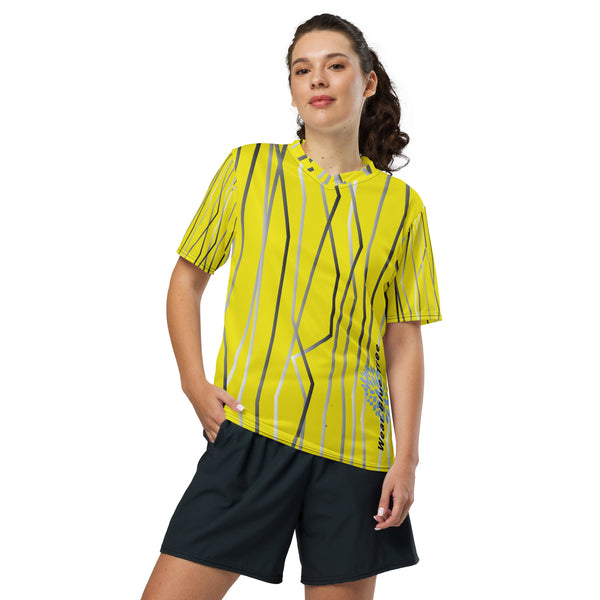 Verticle Yellow Sport Shirt
