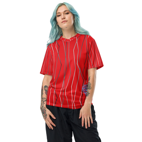 Verticle Red X Sport Shirt
