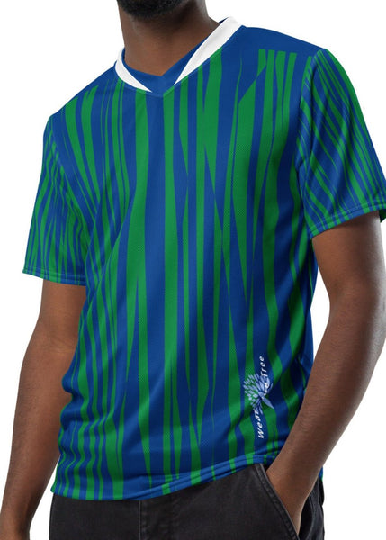 Verticle Blue/Green Sport Shirt