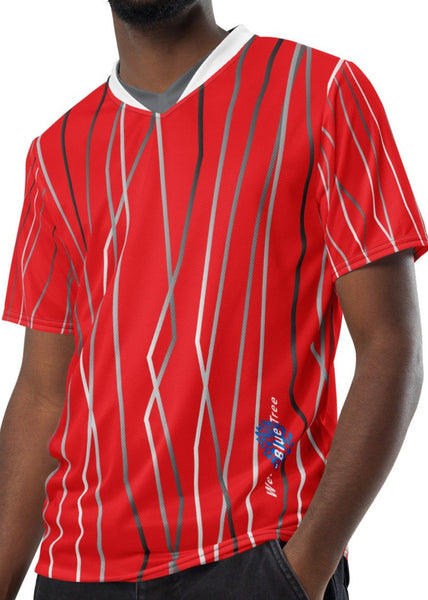 Verticle Red X Sport Shirt