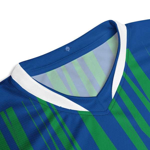 Verticle Blue/Green Sport Shirt