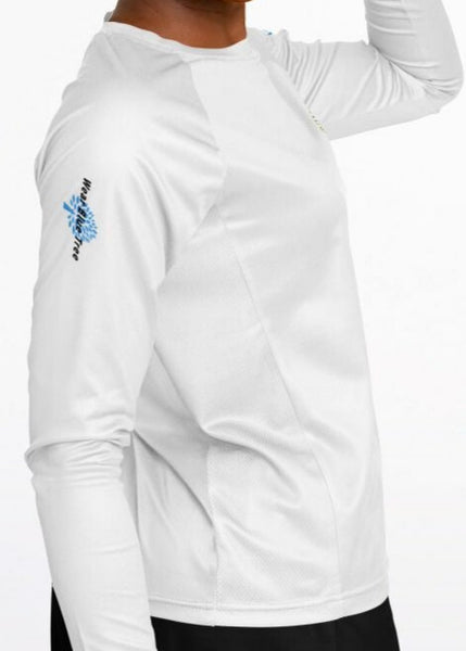 CPC Logo - Women's White Long Sleeve Performance Shirt