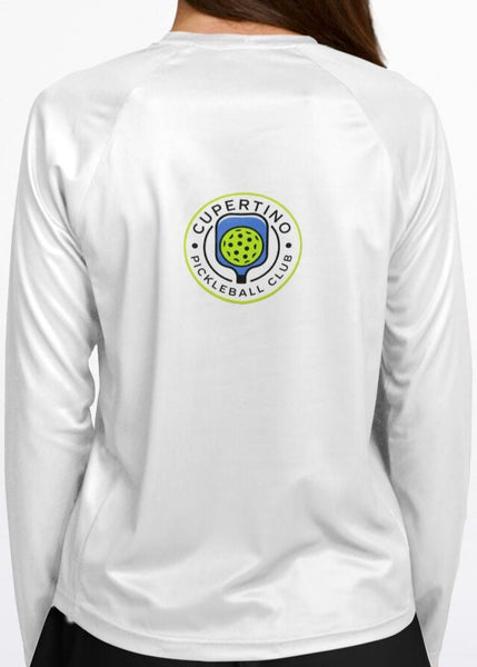 CPC Logo - Women's White Long Sleeve Performance Shirt