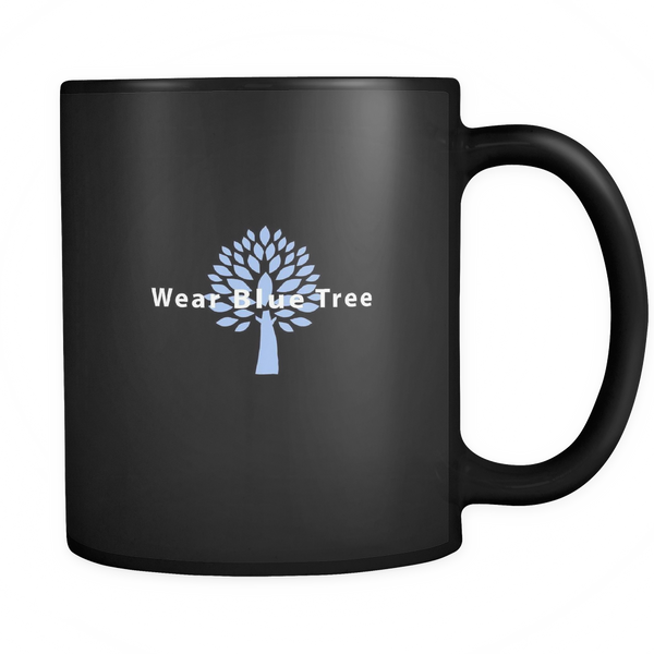 Wear Blue Tree - Black Mug - Wear Blue Tree