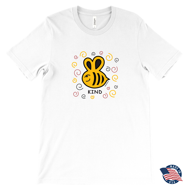 Bee Kind - Short Sleeve Tee Shirt - Wear Blue Tree