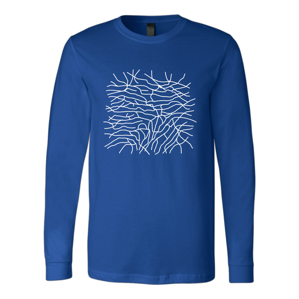 Natures's Texture - Long Sleeve Shirt - Wear Blue Tree