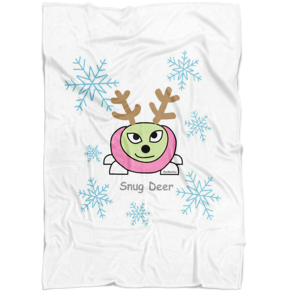 Snug Deer Super Soft Fleece Blanket - Wear Blue Tree