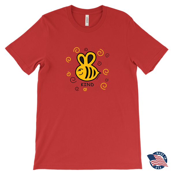 Bee Kind - Short Sleeve Tee Shirt - Wear Blue Tree