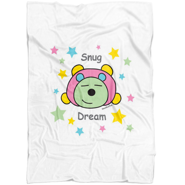 Snug Dream - Super Soft Fleece Blanket - Wear Blue Tree