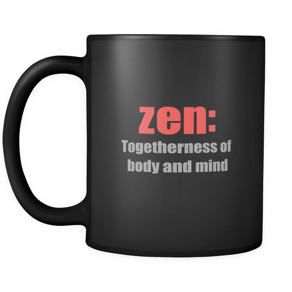 Zen - Black Mug - Wear Blue Tree