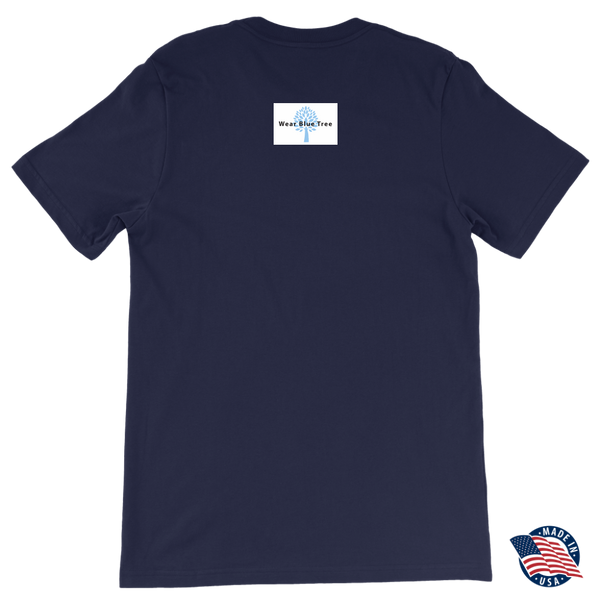 Solitude - Short sleeve t-shirt - Wear Blue Tree