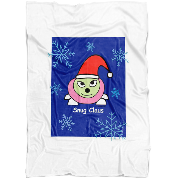 Snug Claus Super Soft Fleece Blanket - Wear Blue Tree