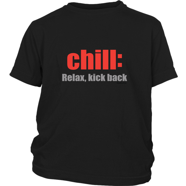 Chill - Youth Tee Shirt - Wear Blue Tree
