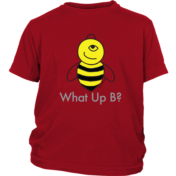 What up B? - Short sleeve kids t-shirt - Wear Blue Tree