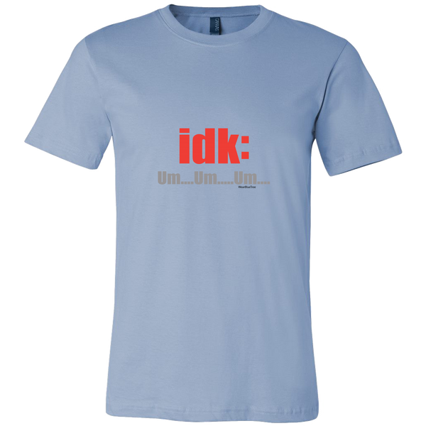 IDK - Short sleeve t-shirt - Wear Blue Tree