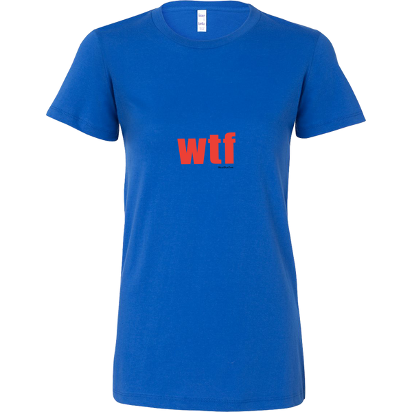 WTF - Bella Womens t-shirt - Wear Blue Tree