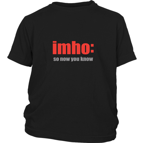IMHO - Youth Tee Shirt - Wear Blue Tree