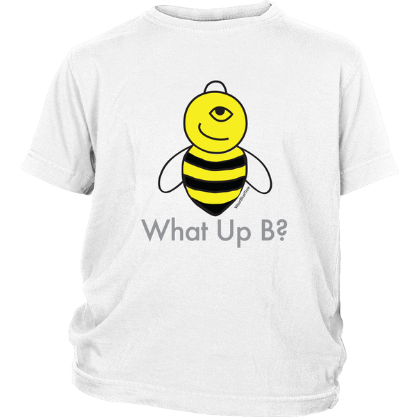 What up B? - Short sleeve kids t-shirt - Wear Blue Tree