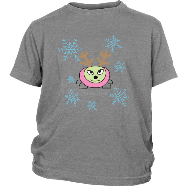 Snug Deer - Kids short sleeve t-shirt - Wear Blue Tree