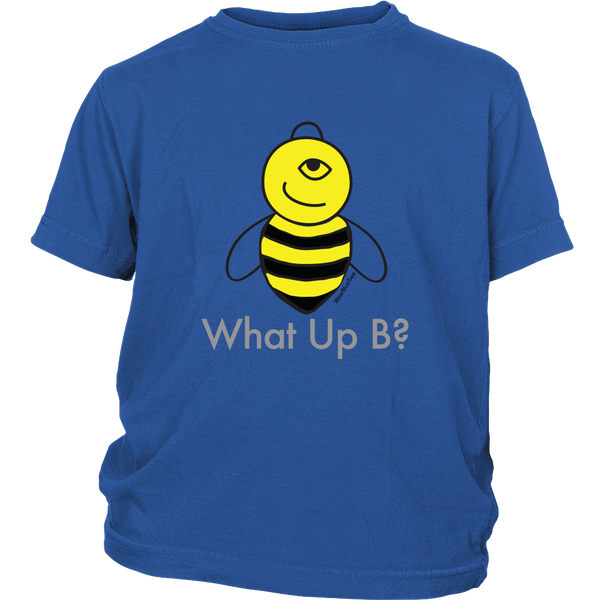 What Up B? - Short sleeve kids t-shirt - Wear Blue Tree