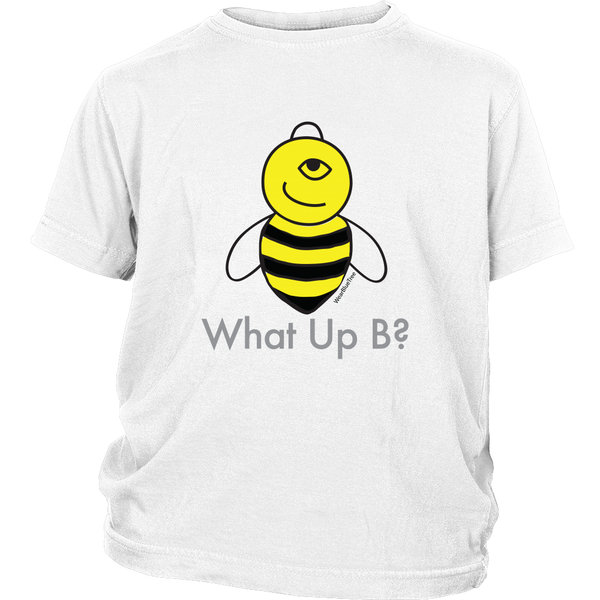 What Up B? - Short sleeve kids t-shirt - Wear Blue Tree